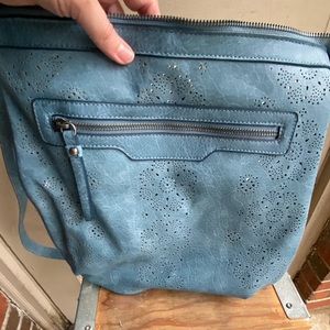 Women’s Blue Hobo Crossbody Purse